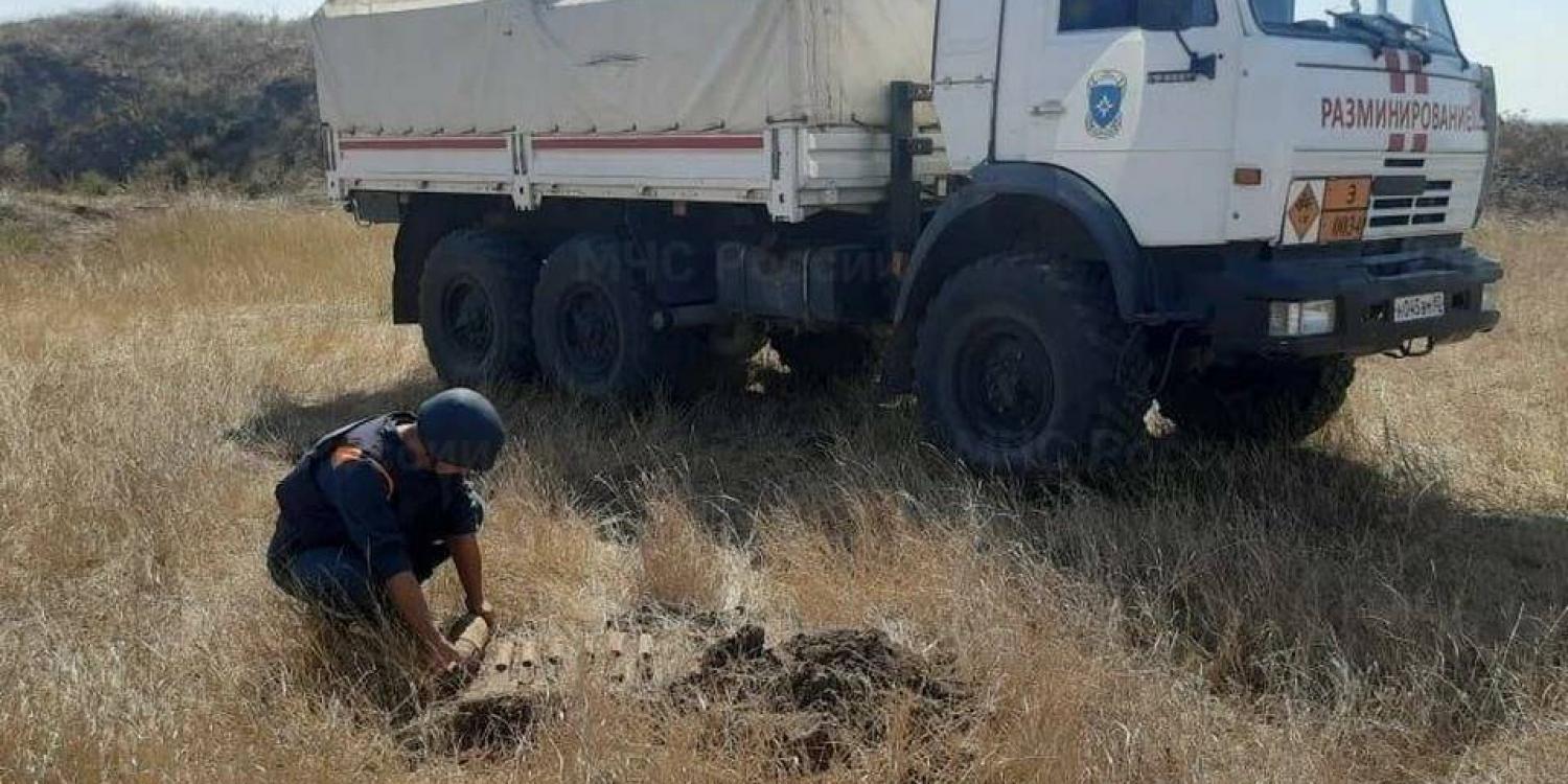 11 Боеприпасов были уничтожены в Крыму 11 Боеприпасов были уничтожены в Крыму