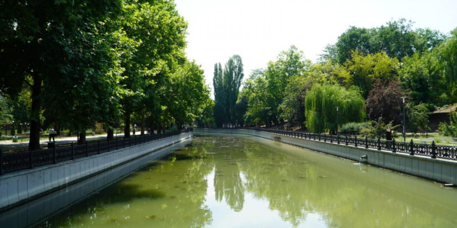 В Крыму река Салгир обмелела из-за жары