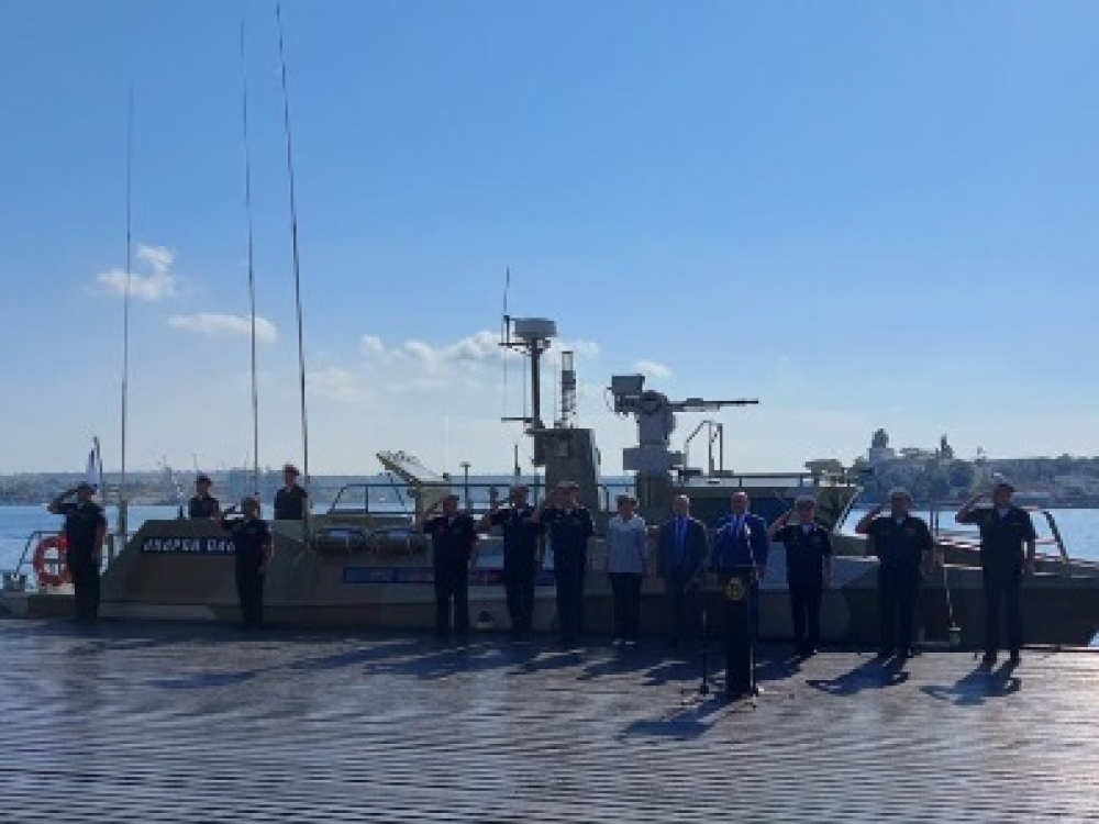 В честь погибшего замкомандующего назван катер Черноморского Флота В честь погибшего замкомандующего назван катер Черноморского Флота